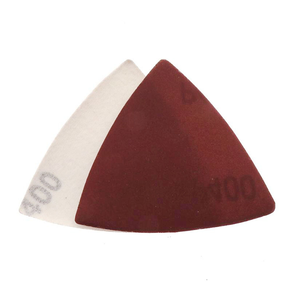 Multi Tool Triangular Sanding Pad Papers 40 60 - 200 Grit 80x80x80mm Sandpaper
