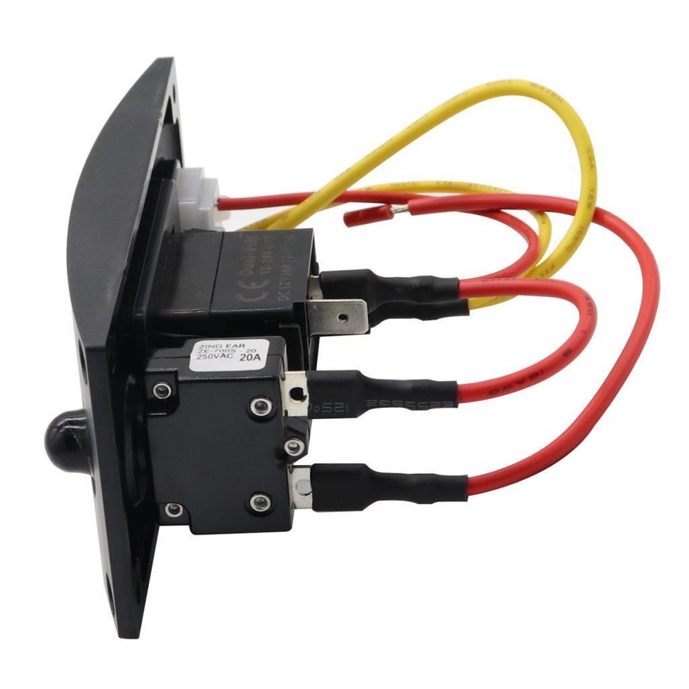 Deck Wash Rocker Switch Panel LED Washdown controller