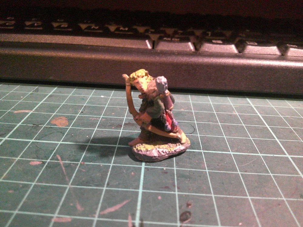 Wood Elf Archer Citadel 1984 solid base WHFB