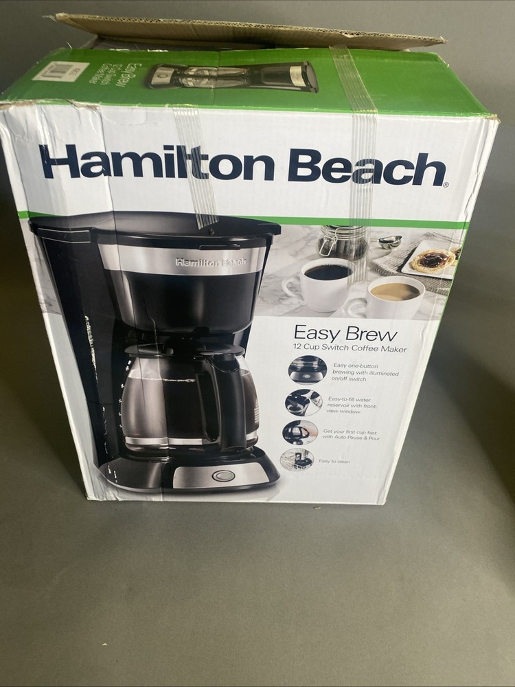 Hamilton Beach 12 Cup Programmable Coffee Maker - Black - 46290