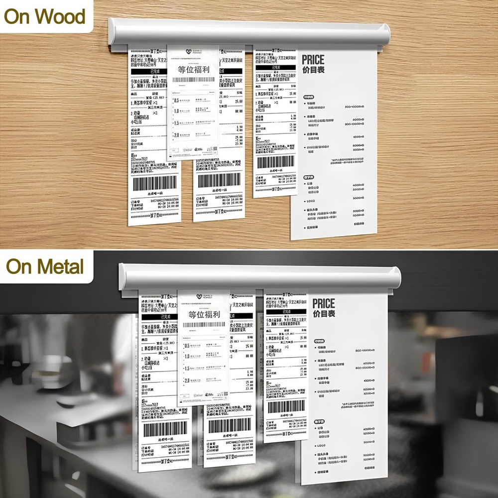 2 Pack Ticket Holders Receipt Holder for 2Pack - 60CM - Sliver, Silver