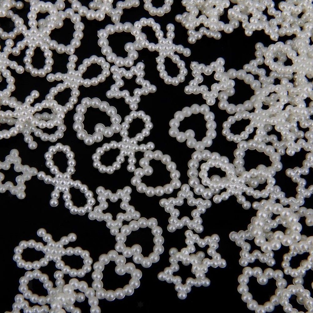 150 Assorted Shaped Pearls Cabochon Embellishments Making