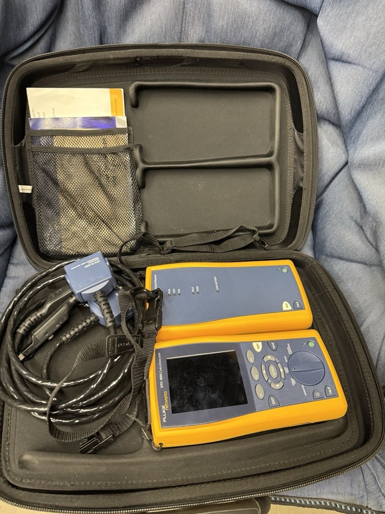 Fluke Networks DTX-1800 CableAnalyzer SmartRemote Cat 5e FTP Twisted Pair Tester