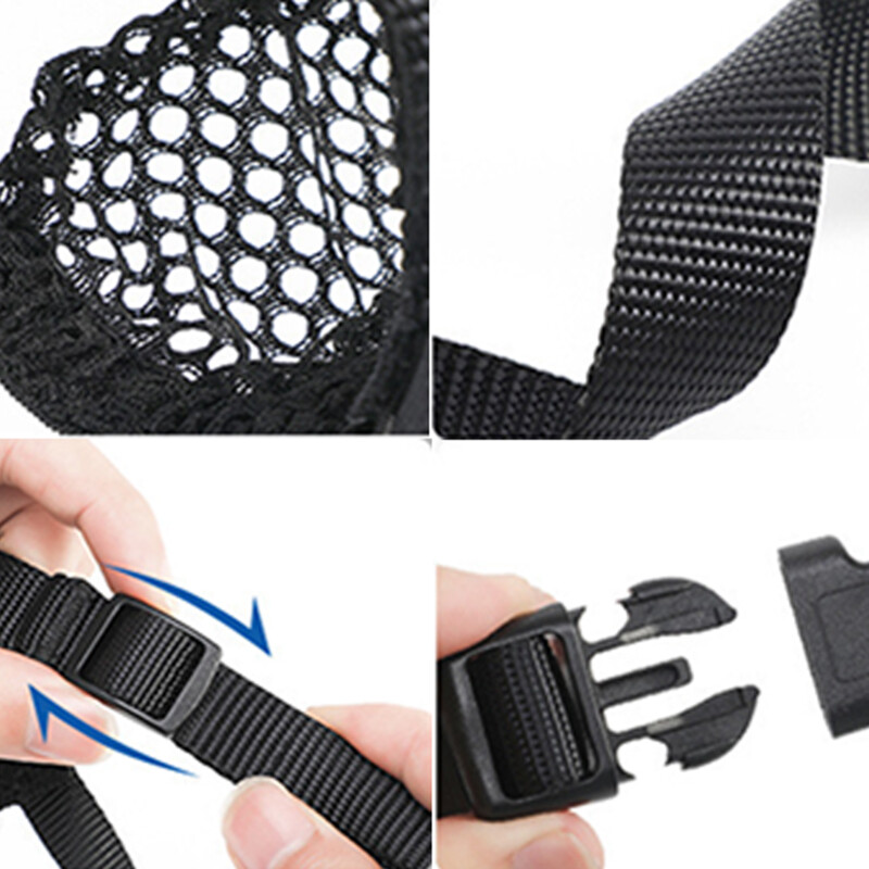 Dog Muzzle Anti Stop Bite Barking Chewing Mesh Mask Training Pet Small Large US