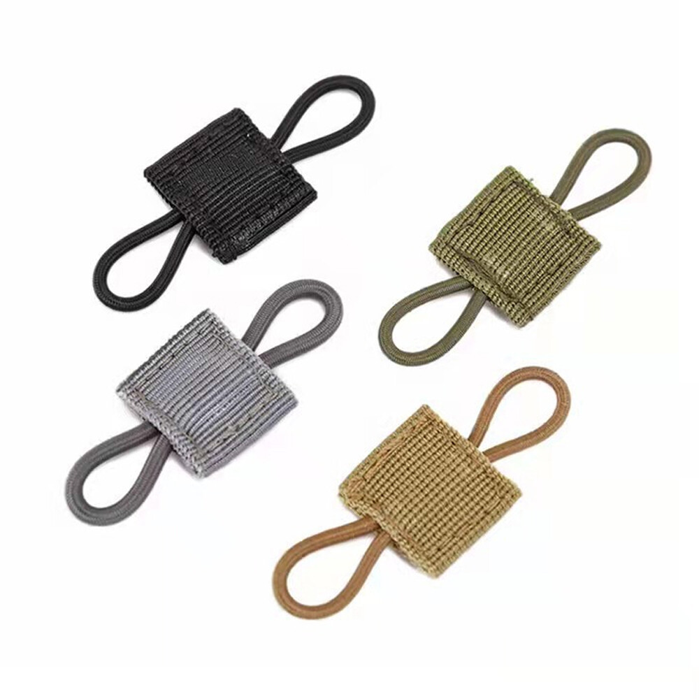 10PC Elastic Molle PTT Retainer Ribbon Buckle Tactical Backpack Accessories