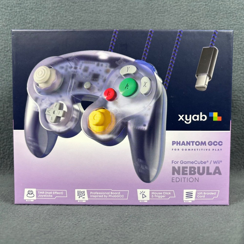 Nintendo GameCube - Phantom GCC V2 Pro Wired Controller - Phob Controller/Board