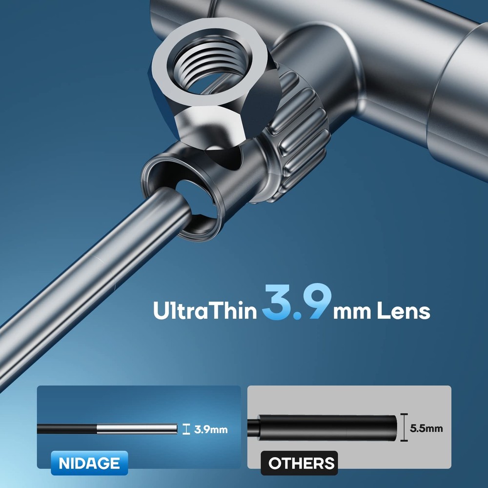 Wireless Endoscope Camera 2025 WiFi Borescope