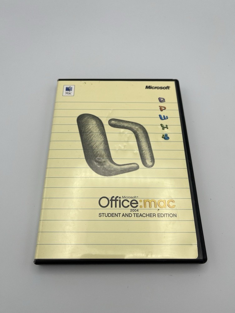 Microsoft Office 2004 APPLE Mac Student and Teacher Edition
