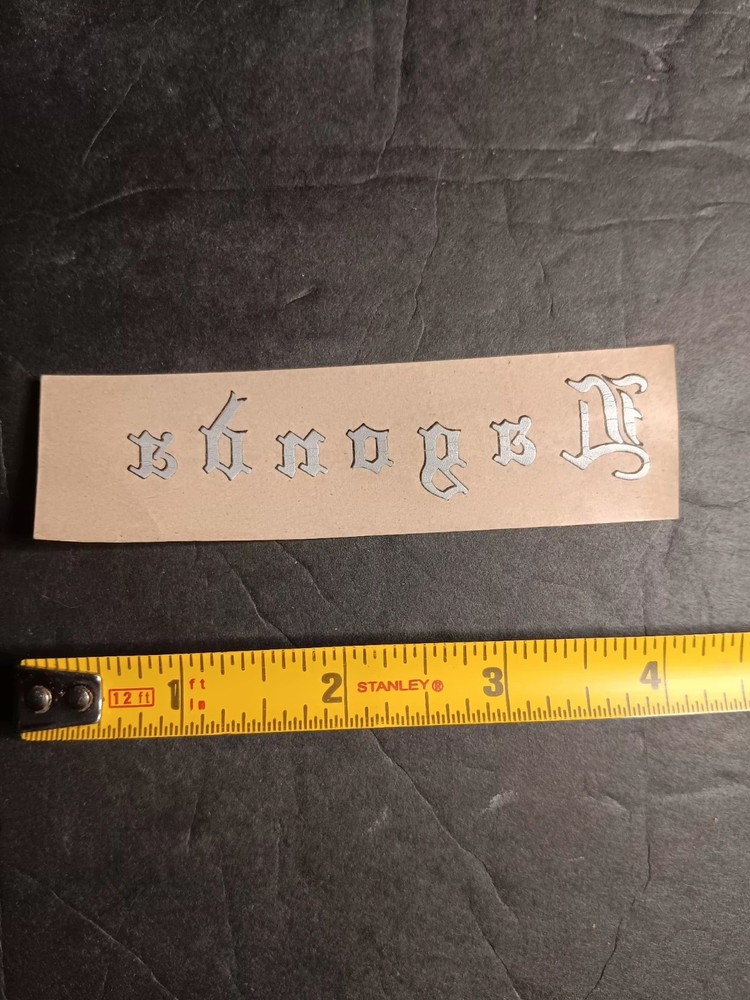 Lagonda Piano Fallboard Decal