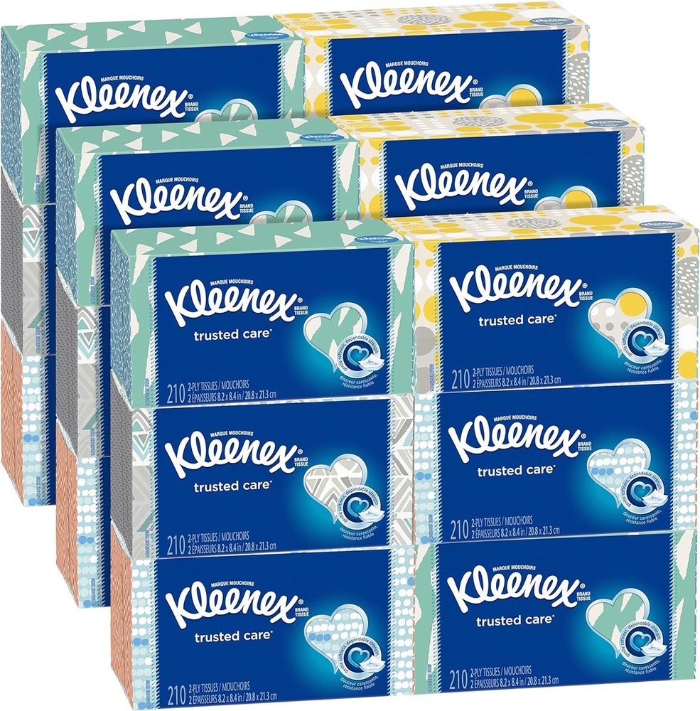 Everyday Facial Tissues, 210 Tissues per Flat Box