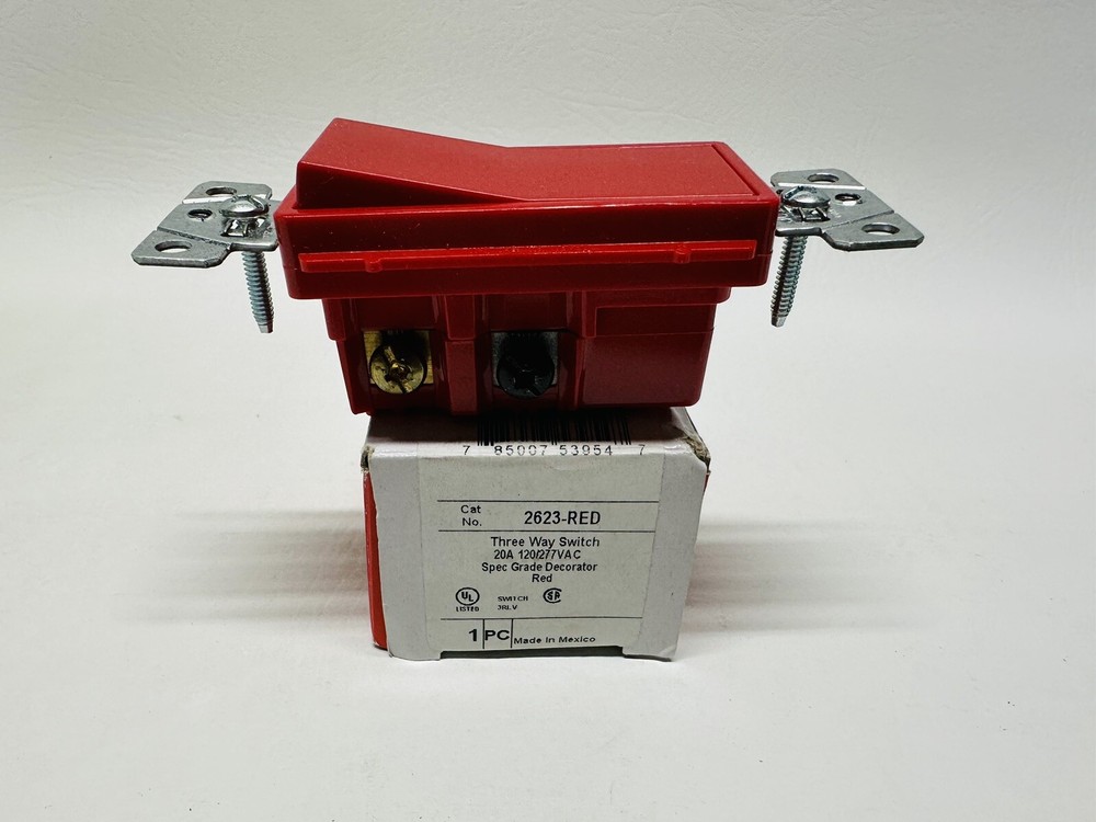 NEW Legrand 2623-RED Three Way Switch