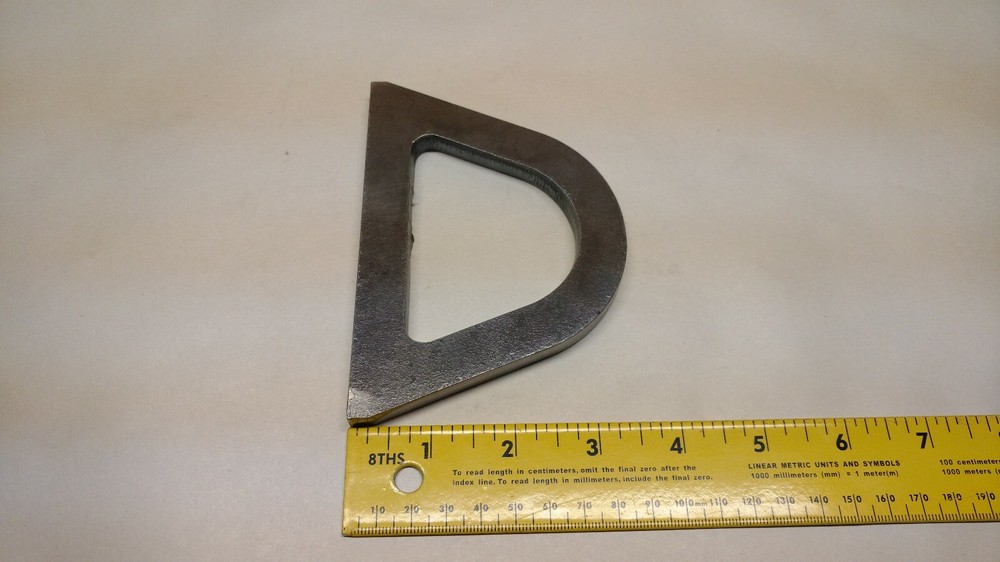 1/4" WELD ON LIFTING EYE - D-RING - SHACKLE MOUNT - TRAILER TIE DOWN - TOW STRAP