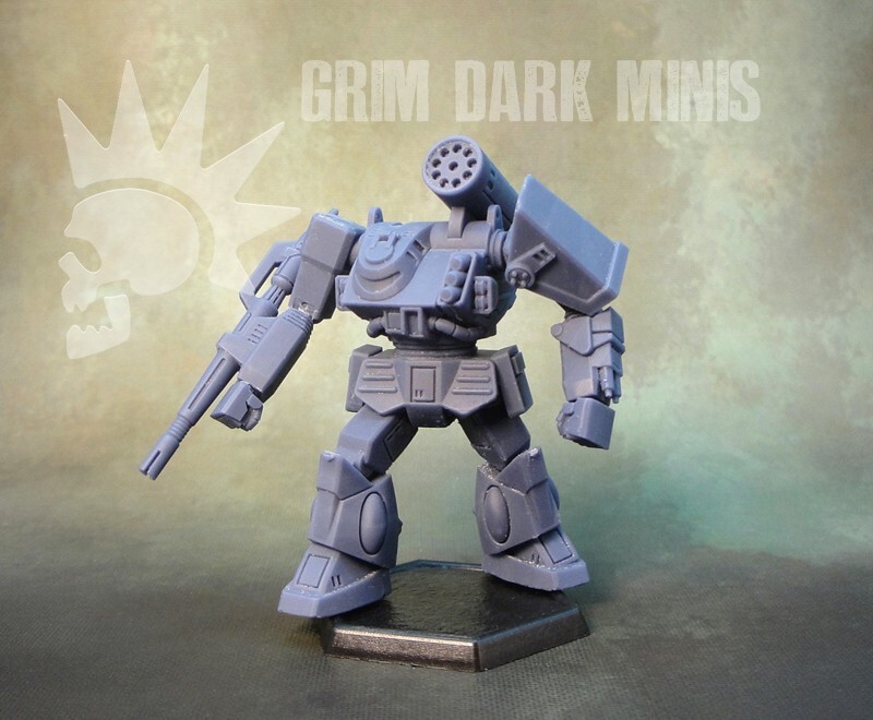 BTech Scale - Thunderbolt proxy mech (retro style)