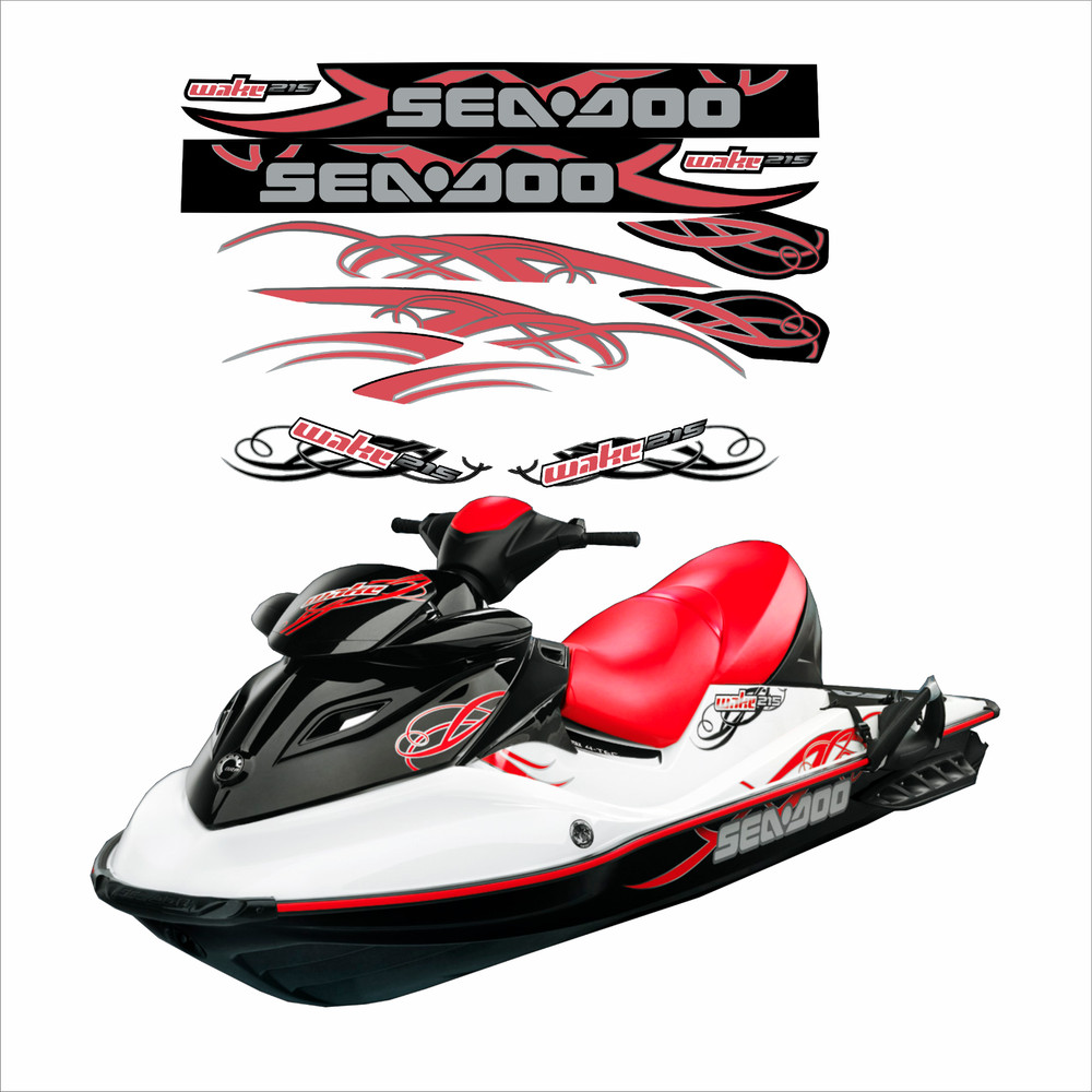 SEADOO WAKE 215 2008-2009 Graphics / Decal / Sticker Kit