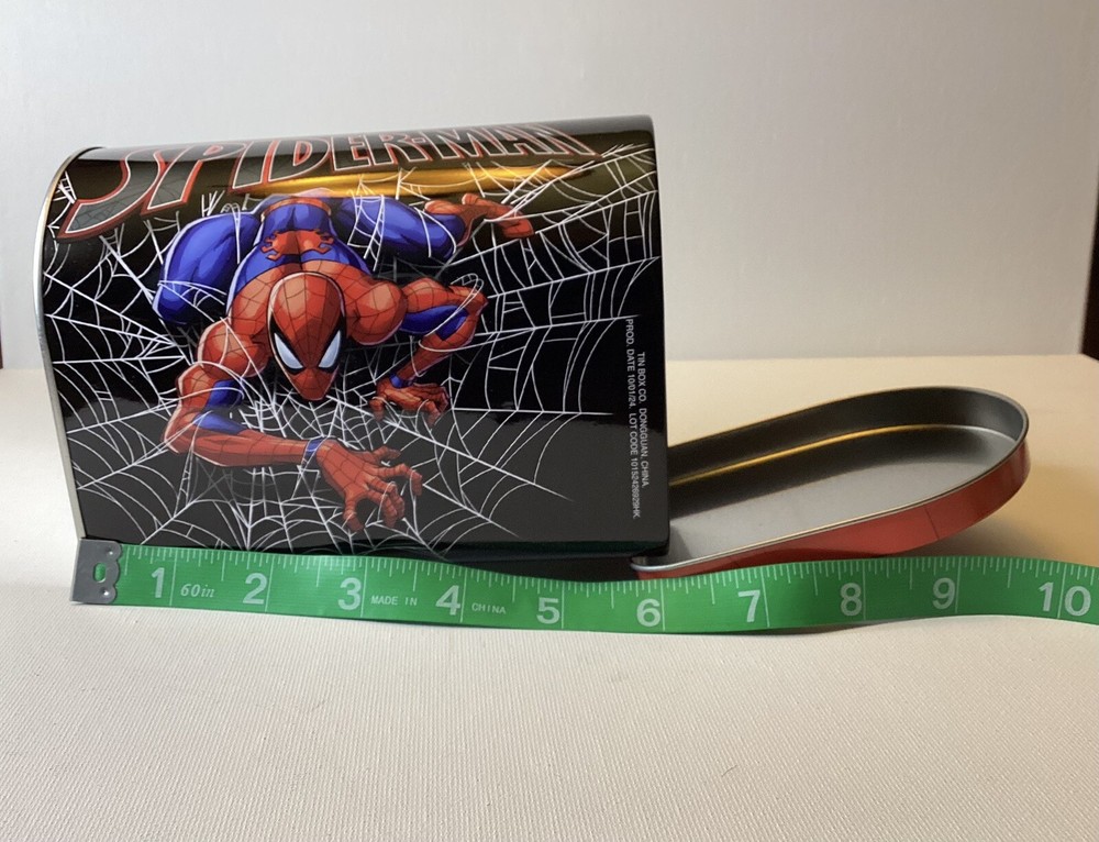 Marvel “World Of Web” Spider-Man Tin Mailbox