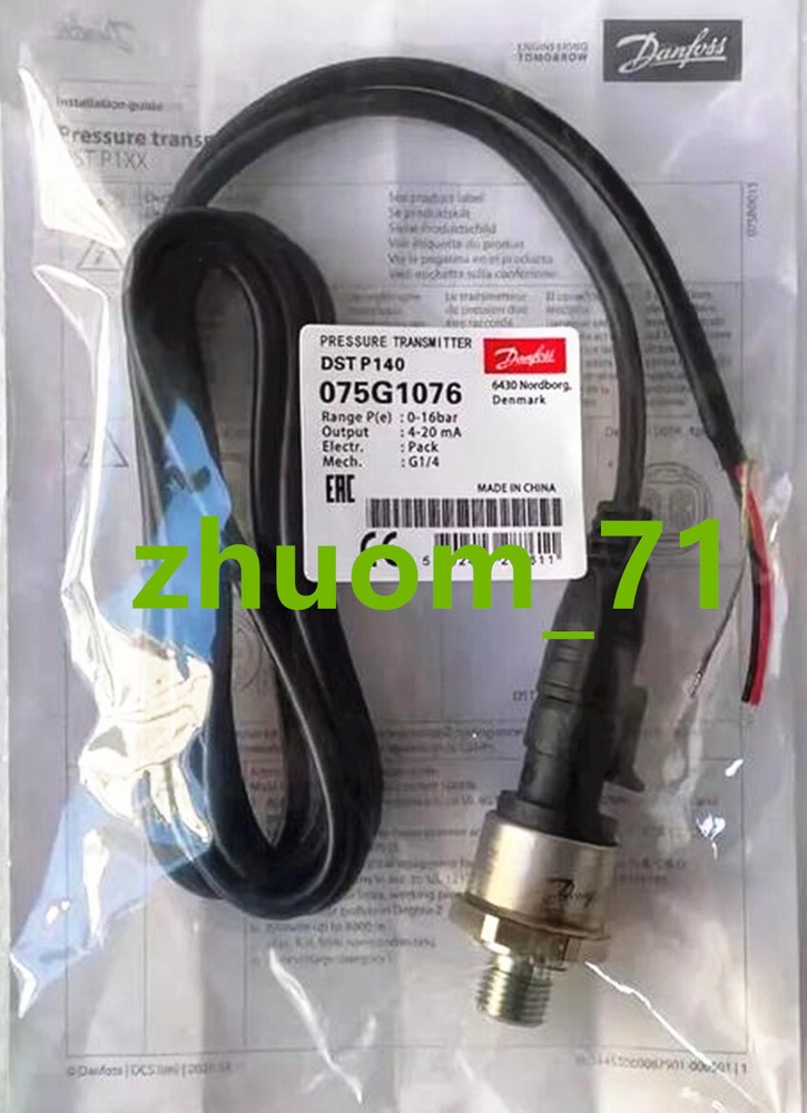 1PC Danfoss DSTP140 pressure transmitter 075G1076