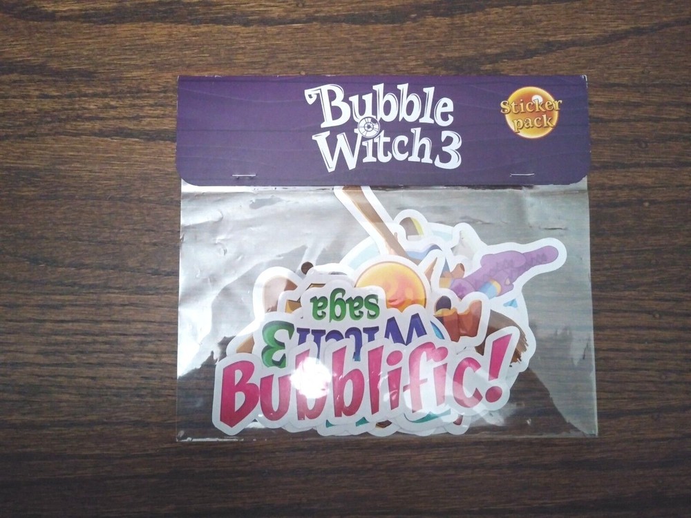 New King Bubble Witch 3 Sticker Pack