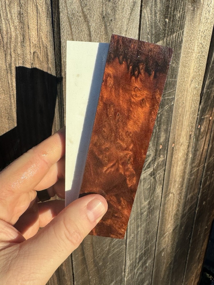 Stabilized Redwood - Knife Scales
