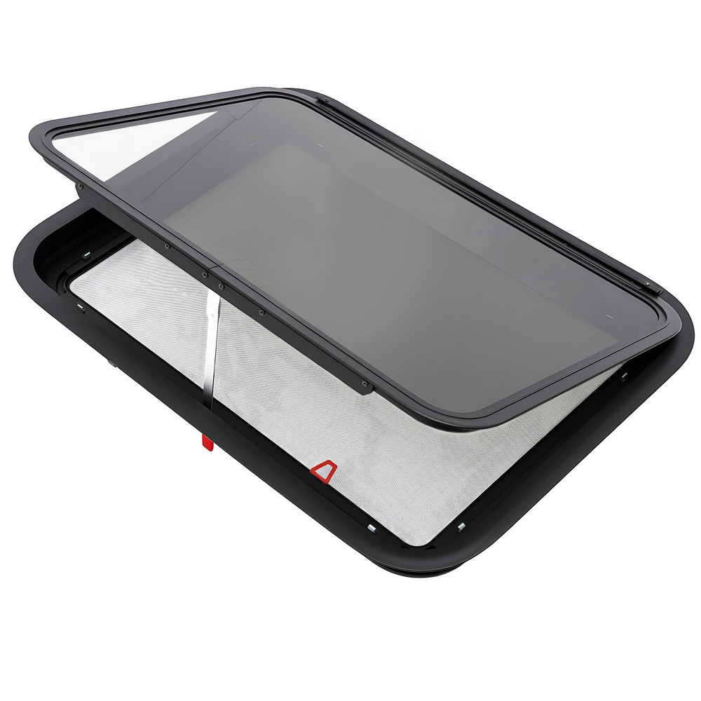 30" Width X 22" Height RV Window Cargo Trailer RV Push Out Window W/ Screen