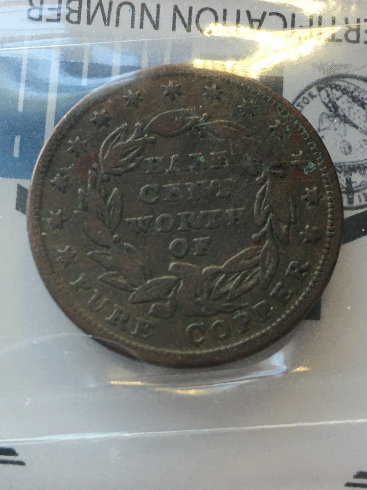 1837 Standard Weight, Hard Times Token, HTT-73