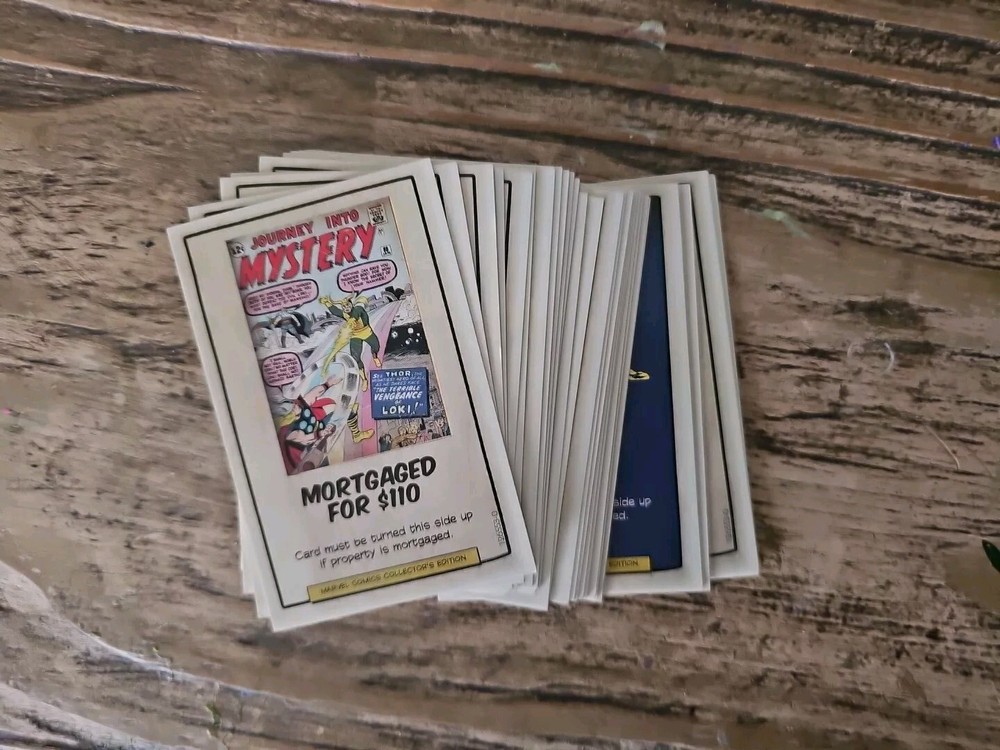 MONOPOLY Marvel Comics REPLACEMENT 28 Title Deed Cards