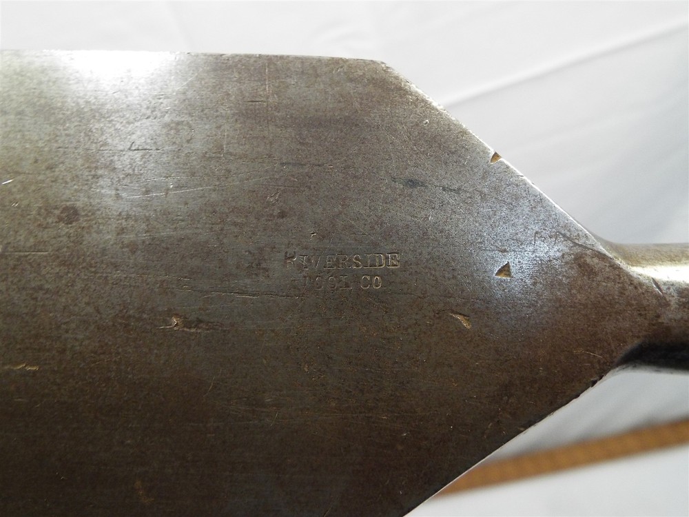 Early Riverside Tool Co Slick Chisel Timber Framing 3" Boat Makers Nice Handle
