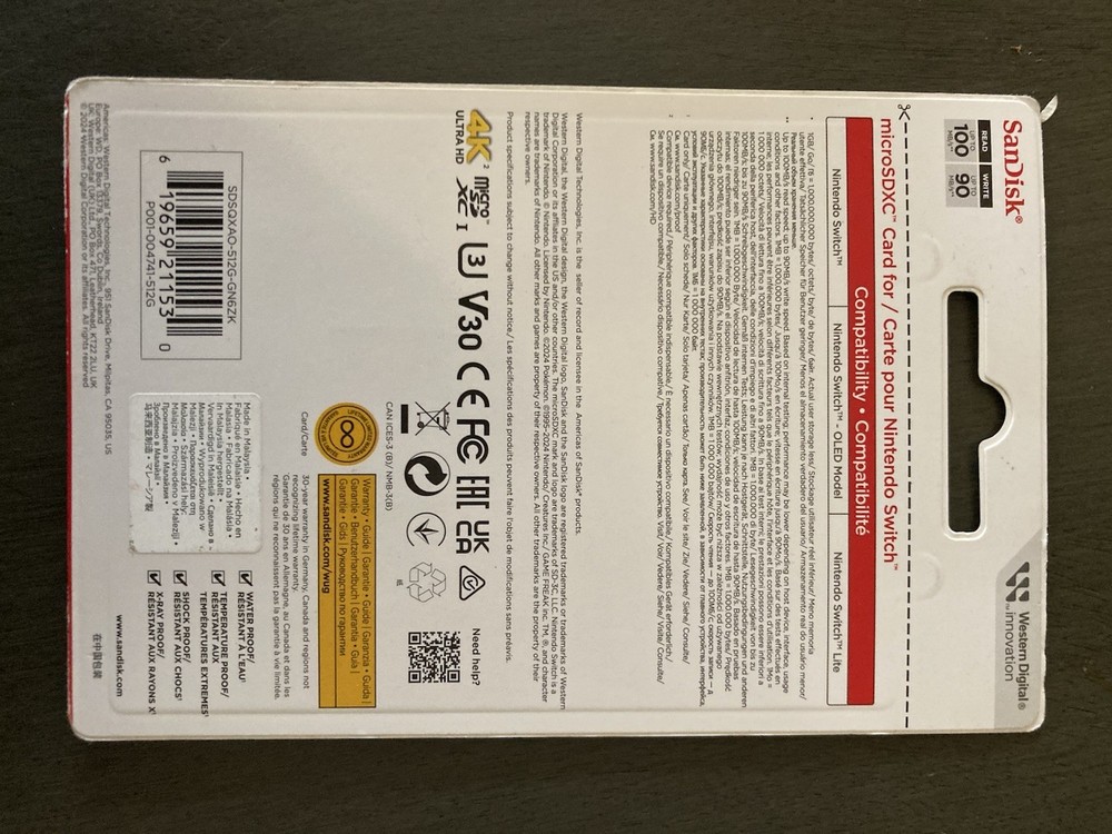 gangar micro SDXS 512 GB