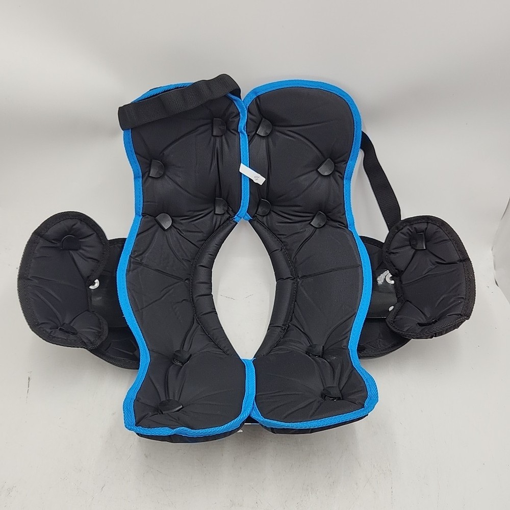 NEW Champro Python Youth Football Shoulder Pads. Black/Blue Size M