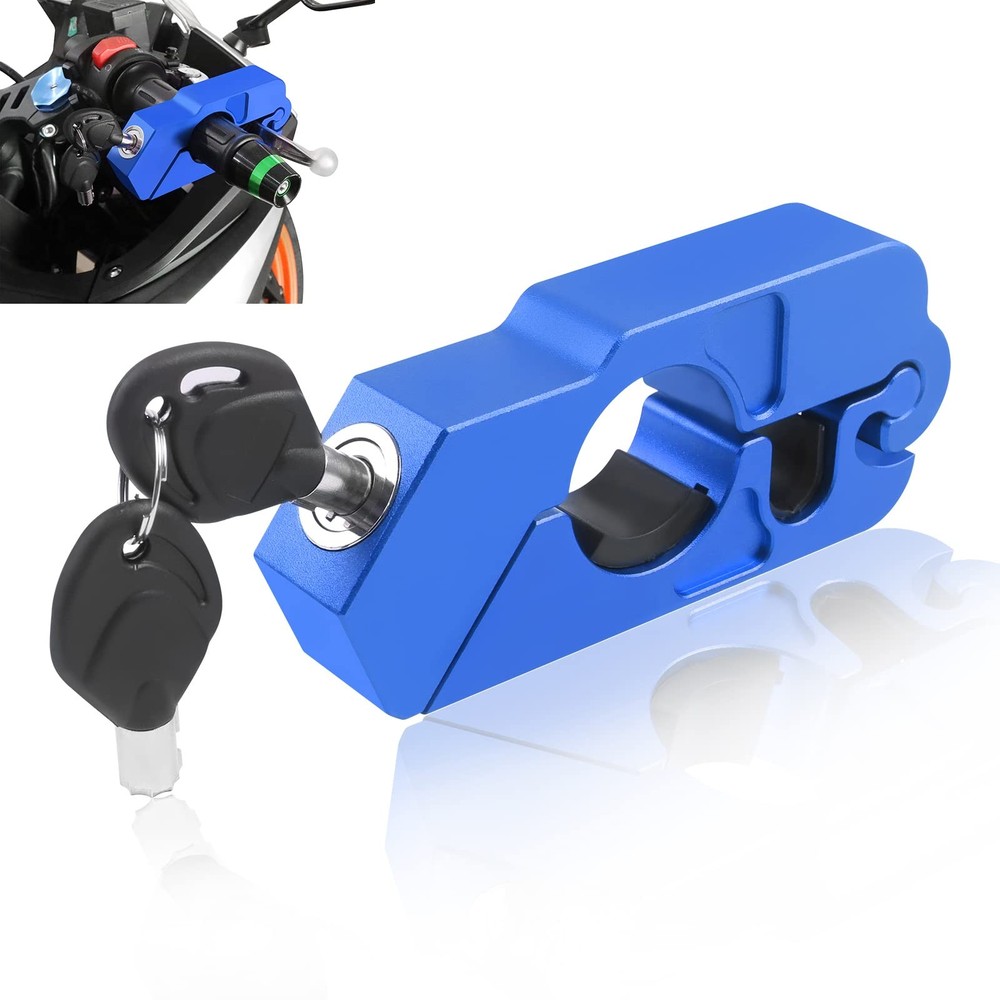 Motorcycle Grip Lock Throttle Security AntiTheft Lock for ATV, Dirt & Street