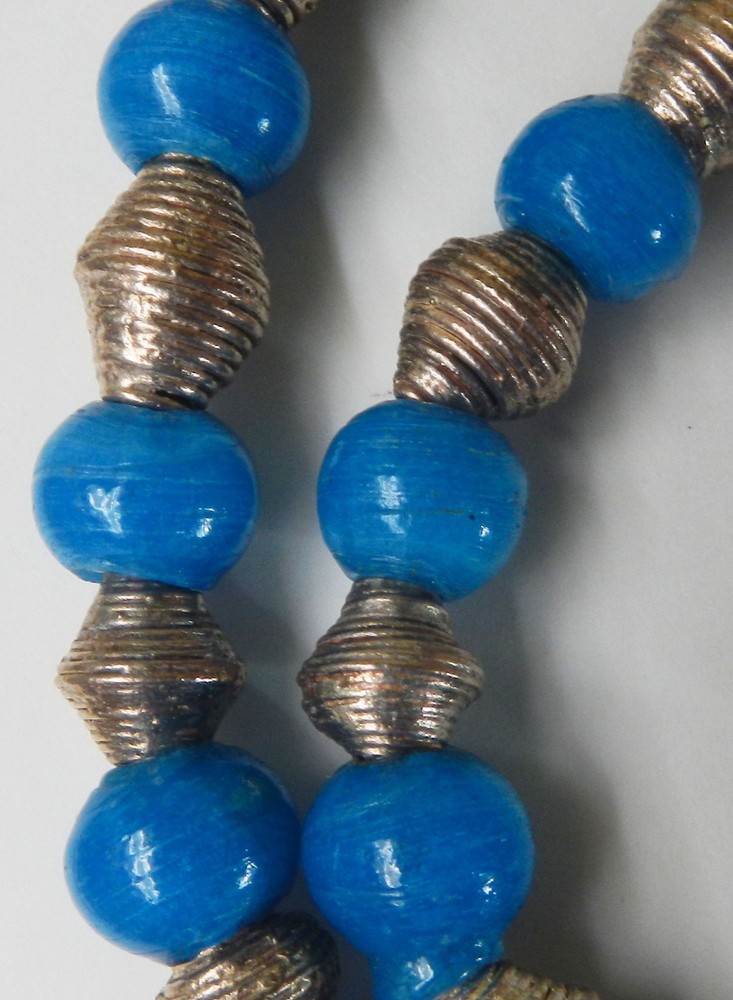 Aegean Blue Beads Necklace