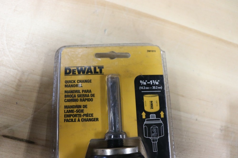 Dewalt Quick Change Mandrel, Model DW1810