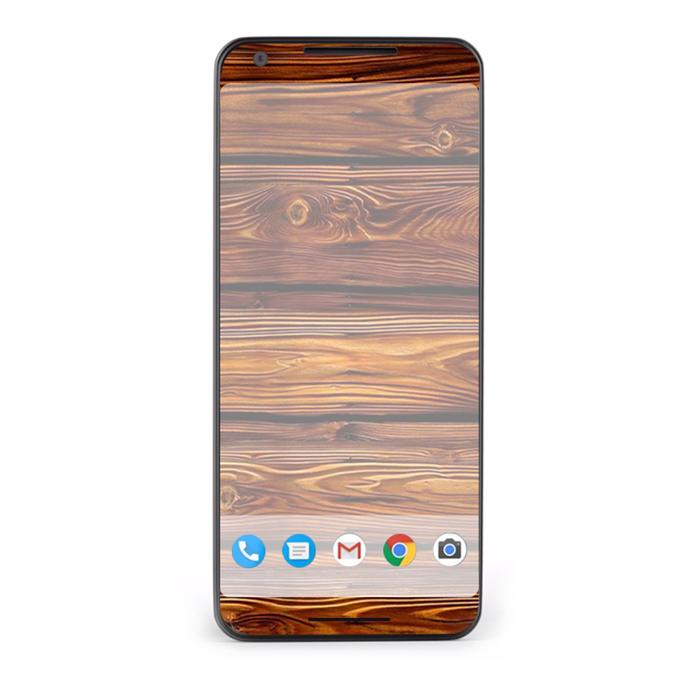 Google Pixel 2 Skins Decal Wrap Red Deep Mahogany Wood Pattern