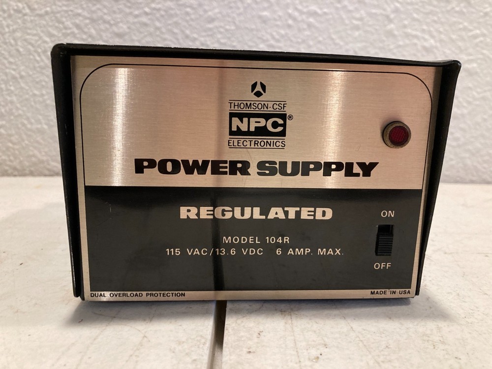 Thompson-CSF NPC 104R Regulated Power Supply ,