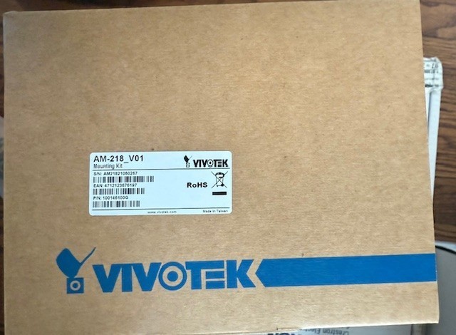 NIB Vivotek AM-218_V01 Wall Mount Bracket Security Camera Mount