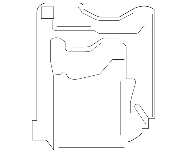 Genuine Ford Blind Spot Detection System Warning Sensor Bracket JL3Z14D189B