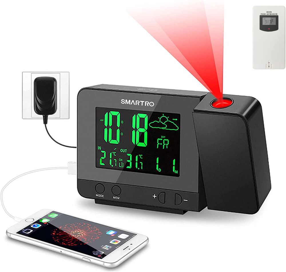 Wireless Remote Sensor Indoor Outdoor Thermometer Replacement for SC31B Projecti