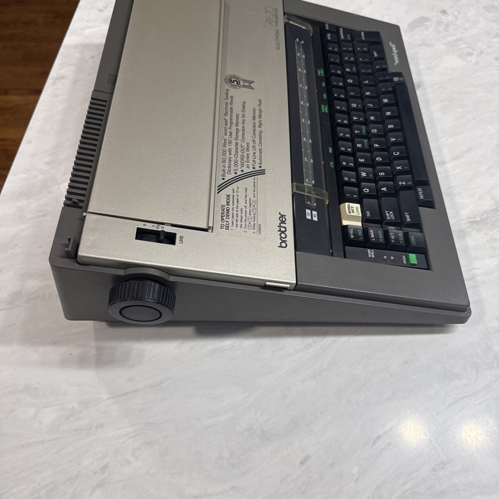Brother AX-20 Word-Spell Electronic Typewriter TESTED....