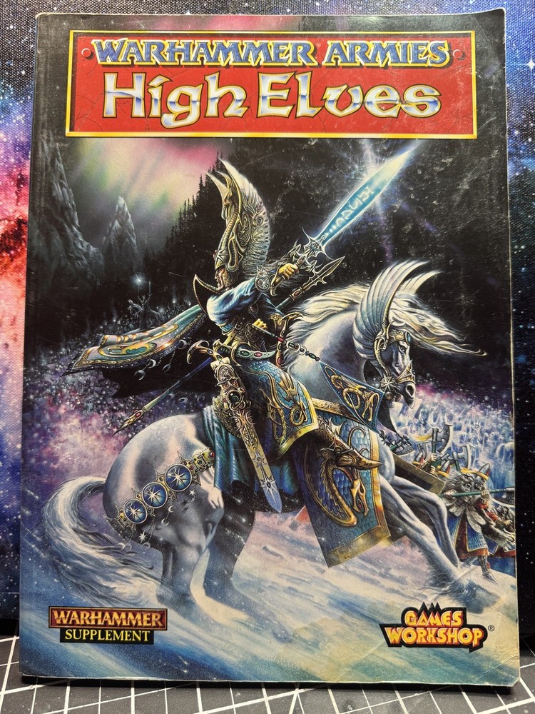 Warhammer Armies High Elves Supplement / Codex Games Workshop 1997 SC