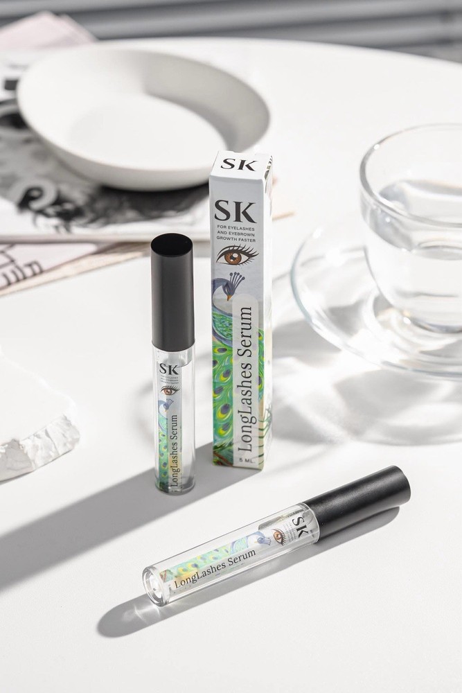 SK Long Lashes Serum សេរ៉ូមបណ្តុះរោមភ្នែក រោមចិញ្ចើម អោយវែង ( 1B / 5ml )