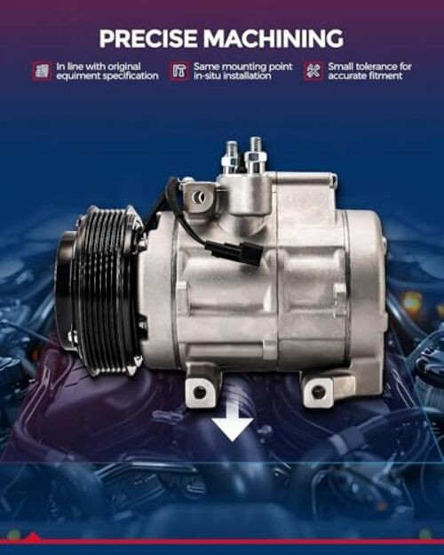 AC Compressor Clutch Kit, A/C Compressor Clutch Assembly 4710398 Replacement