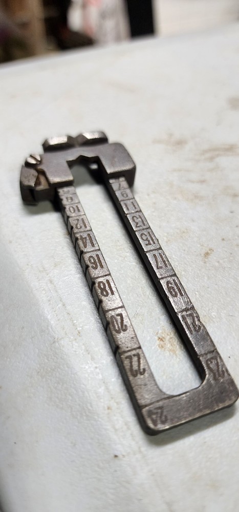 Original Japanese Type 38 Arisaka Rear Sight Leaf