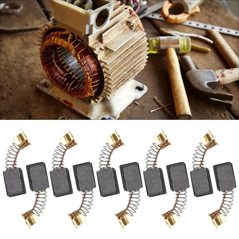10pcs Carbon Brushes for CB406 CB407 CB418 Improved Motor Functionality