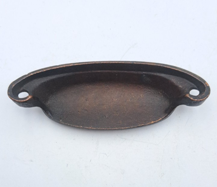 Antique Bin Pull Apothecary Drawer Pull Handle Old Vintage Cast Iron Hardware