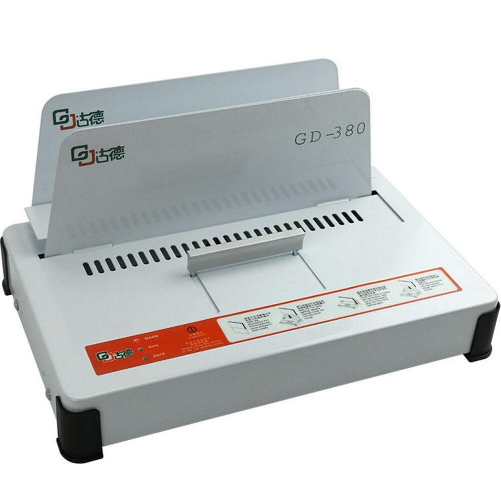 GD380 Automatic Hot Melt Binding Machine A3 A4 A5 Book Envelope Binder New 220V。