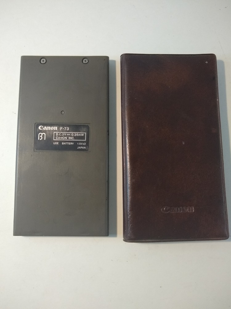Canon F-73P Handheld Scientific & Statistical Programmable Calculator - Tested