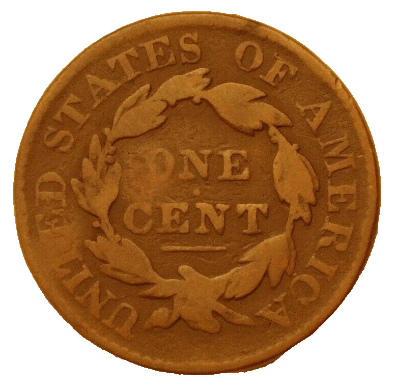 1826 Large Cent Classic Head N-7 VG INCREDIBLE ERROR Clashing!!