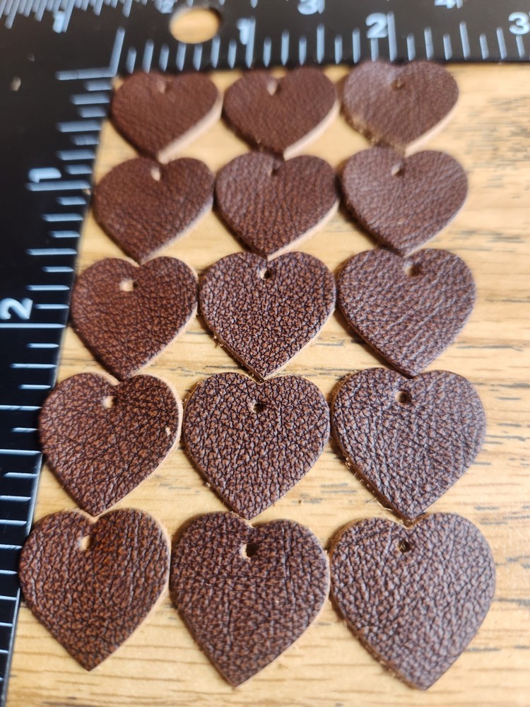 15 3/4" Handmade Leather Heart Blanks