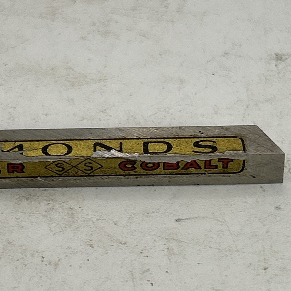 Simonds Super Cobalt Stainless Steel 1/4” Tool Bit