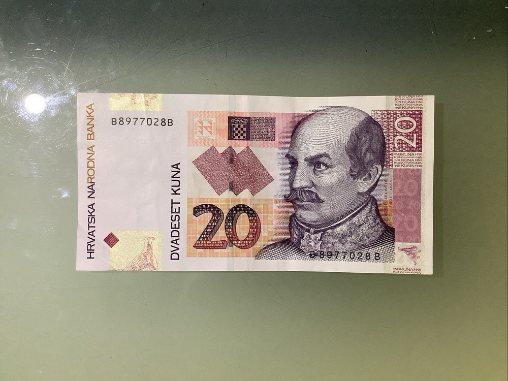 Croatia 20 Kuna 2012 Circulated