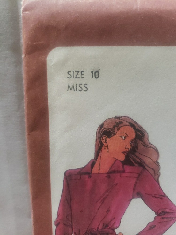 Simplicity Sewing Pattern 9593 Misses Slim Fitting Pullover Dress Sz 10 Uncut FF